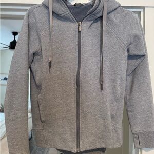 Lululemon Gray Zip-Up Hoodie